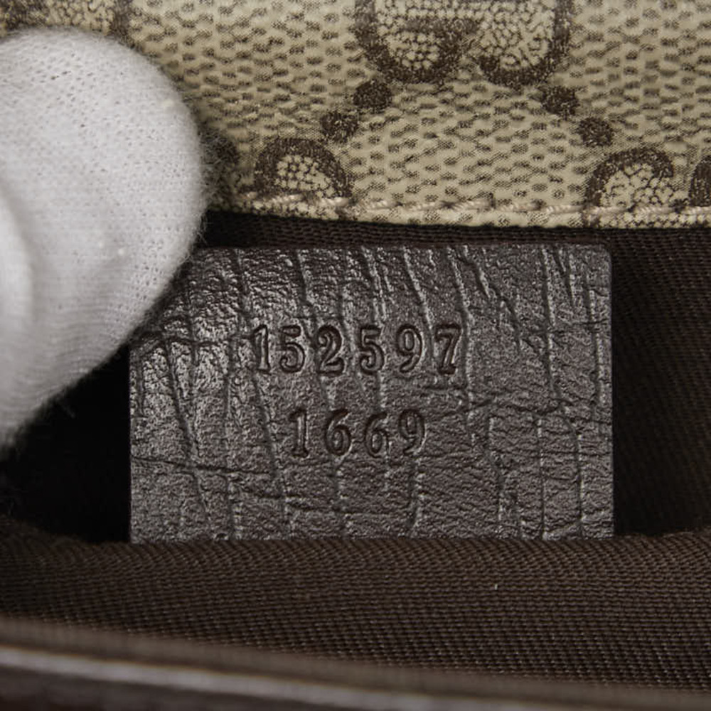 GUCCI Cream Leather Hobo Bag - Picture 12 of 13